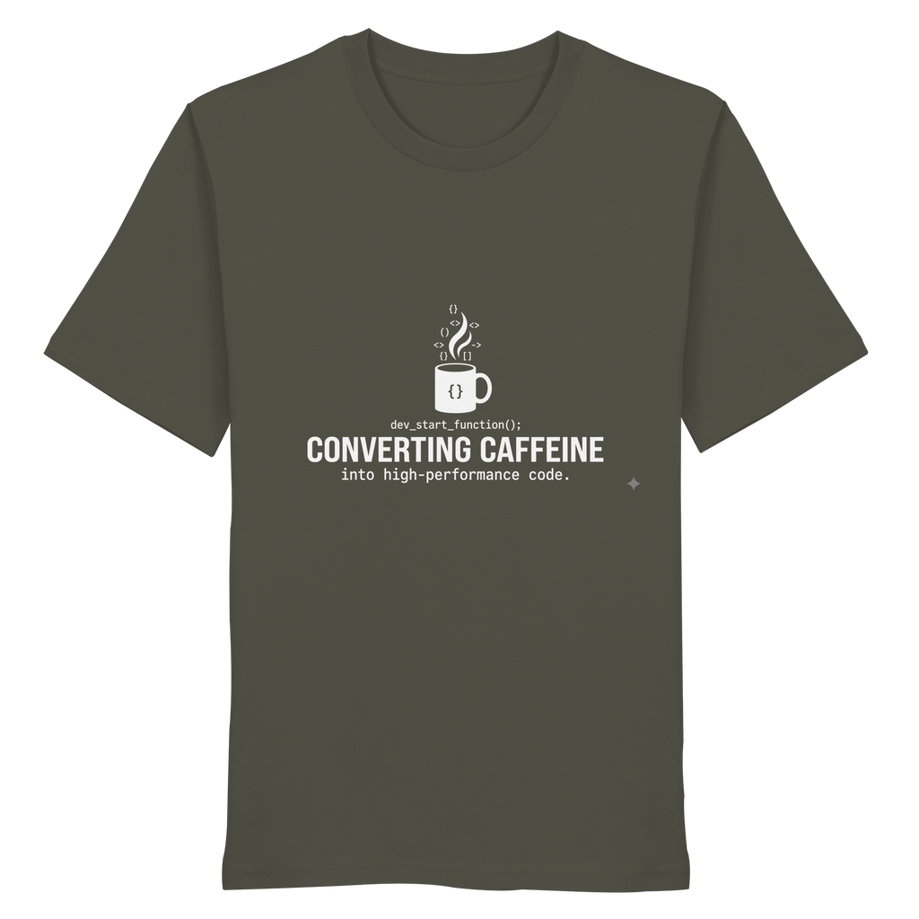 TURN COFFEE INTO CODE